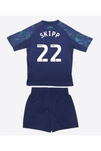 Fotbalové Dres Leicester City Oliver Skipp #22 Dětské Venkovní Oblečení 2025-26 Krátký Rukáv (+ trenýrky)